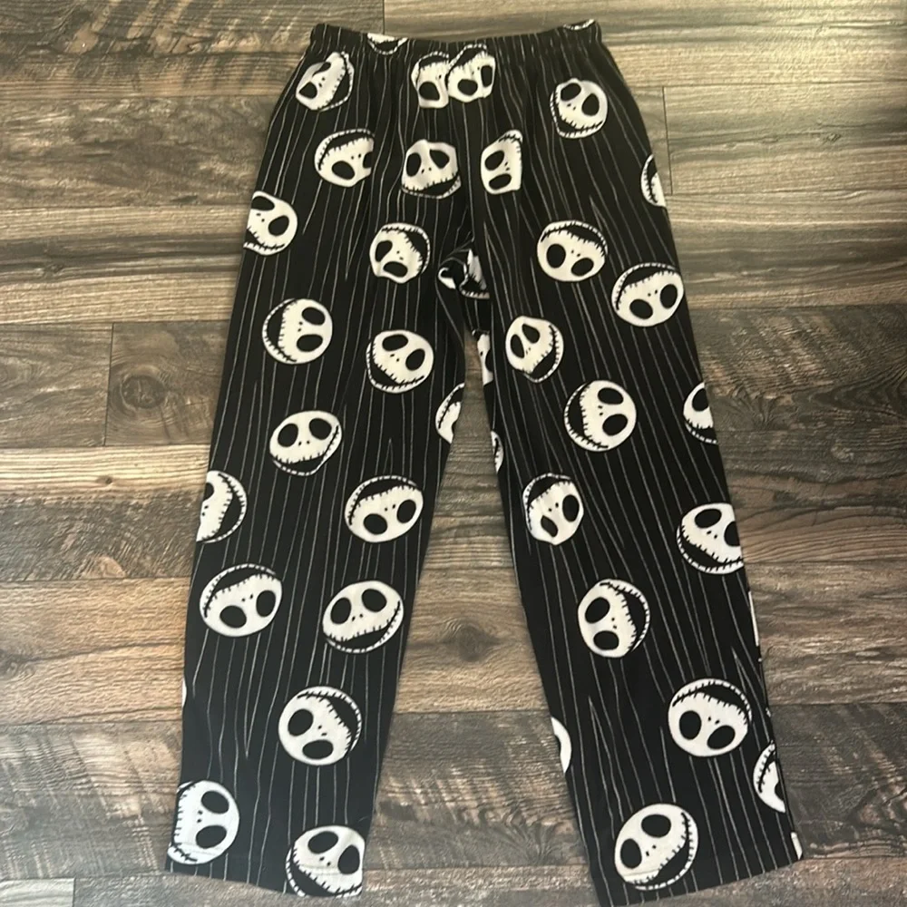 Disney Tim Burton Nightmare Before Christmas Pajama Pants Size Large